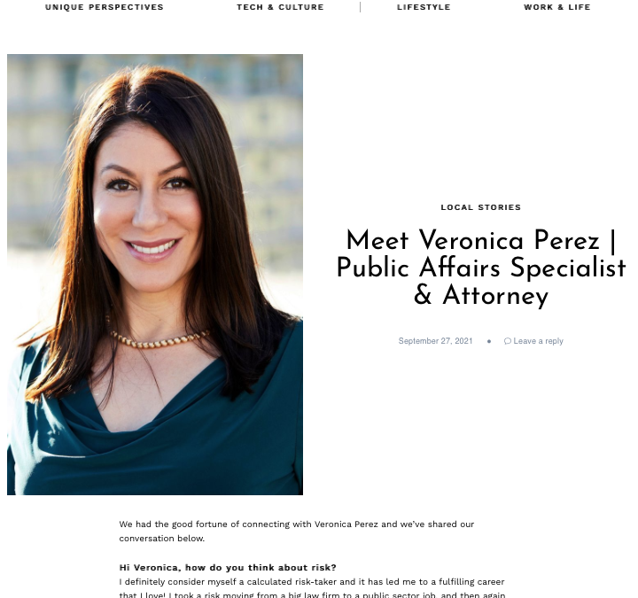 Veronica Perez | Shout Out LA Article